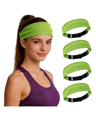 Adjustable Non Slip Moisture Wicking Cooling Sports Headband For Workout Yoga Gym Running