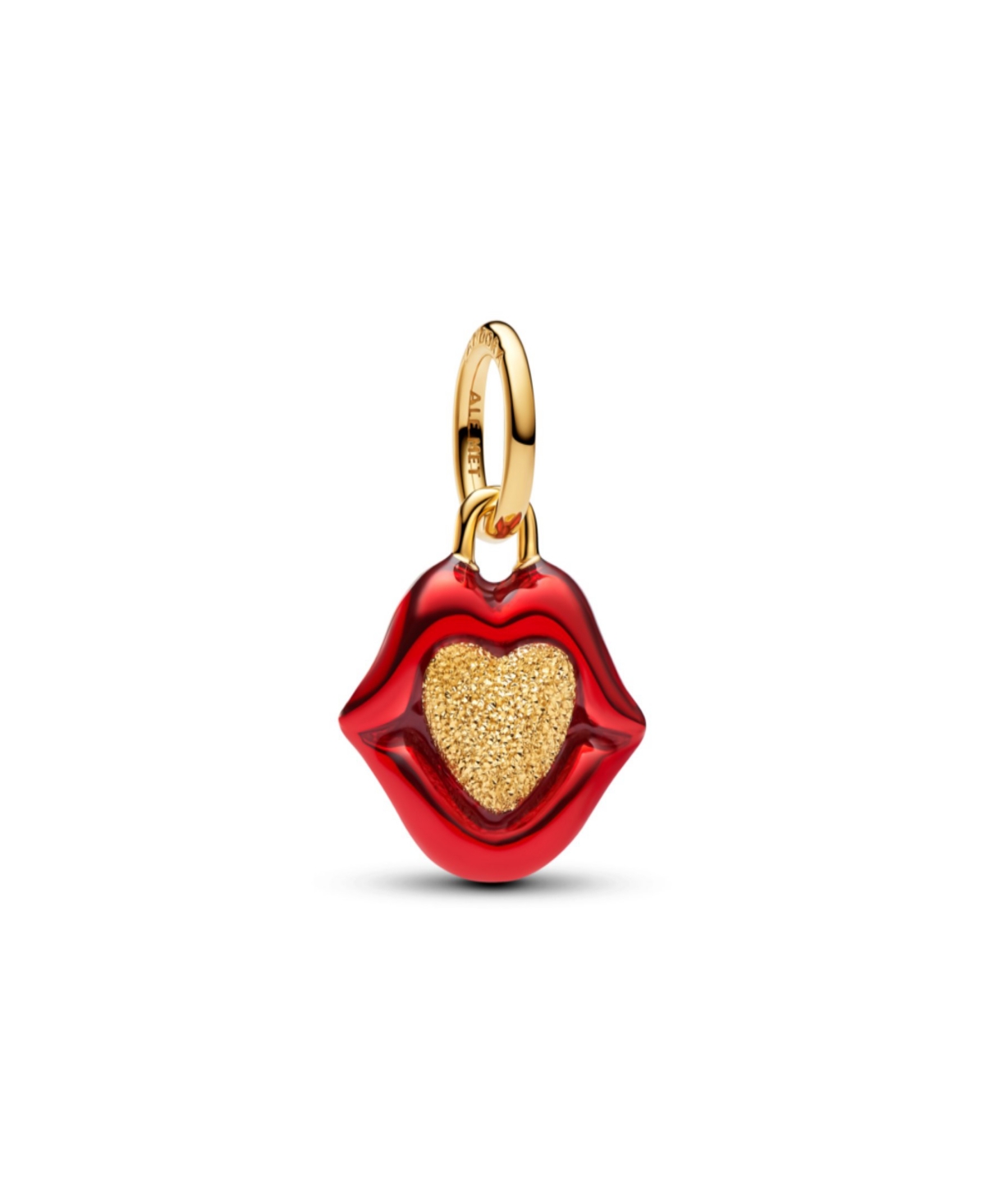 Pandora Gold-Plated The Lips of Love Charm - Gold