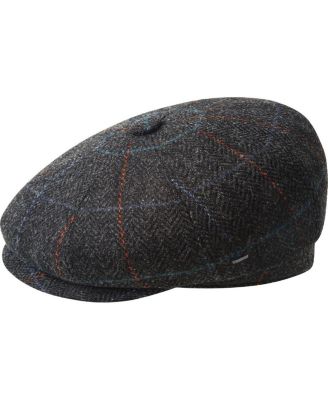 Wool-Blend Herringbone Convertible Earflaps 8/4 Cap Newsboy
