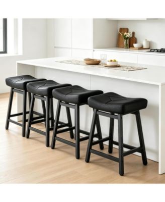 24 inches Counter Height Bar Stools Set of 4