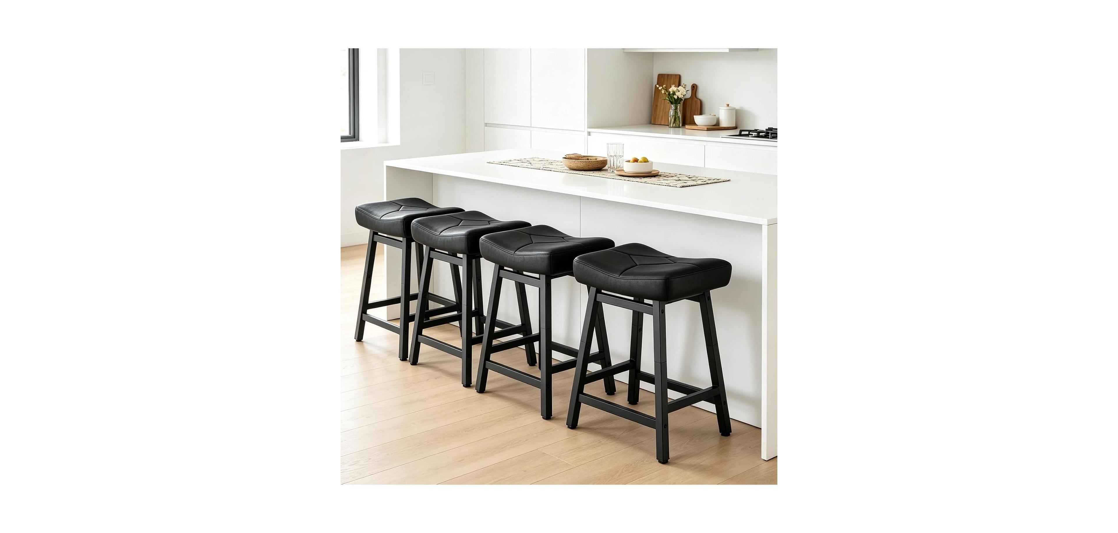 Dyhome 24 inches Counter Height Bar Stools Set of 4
