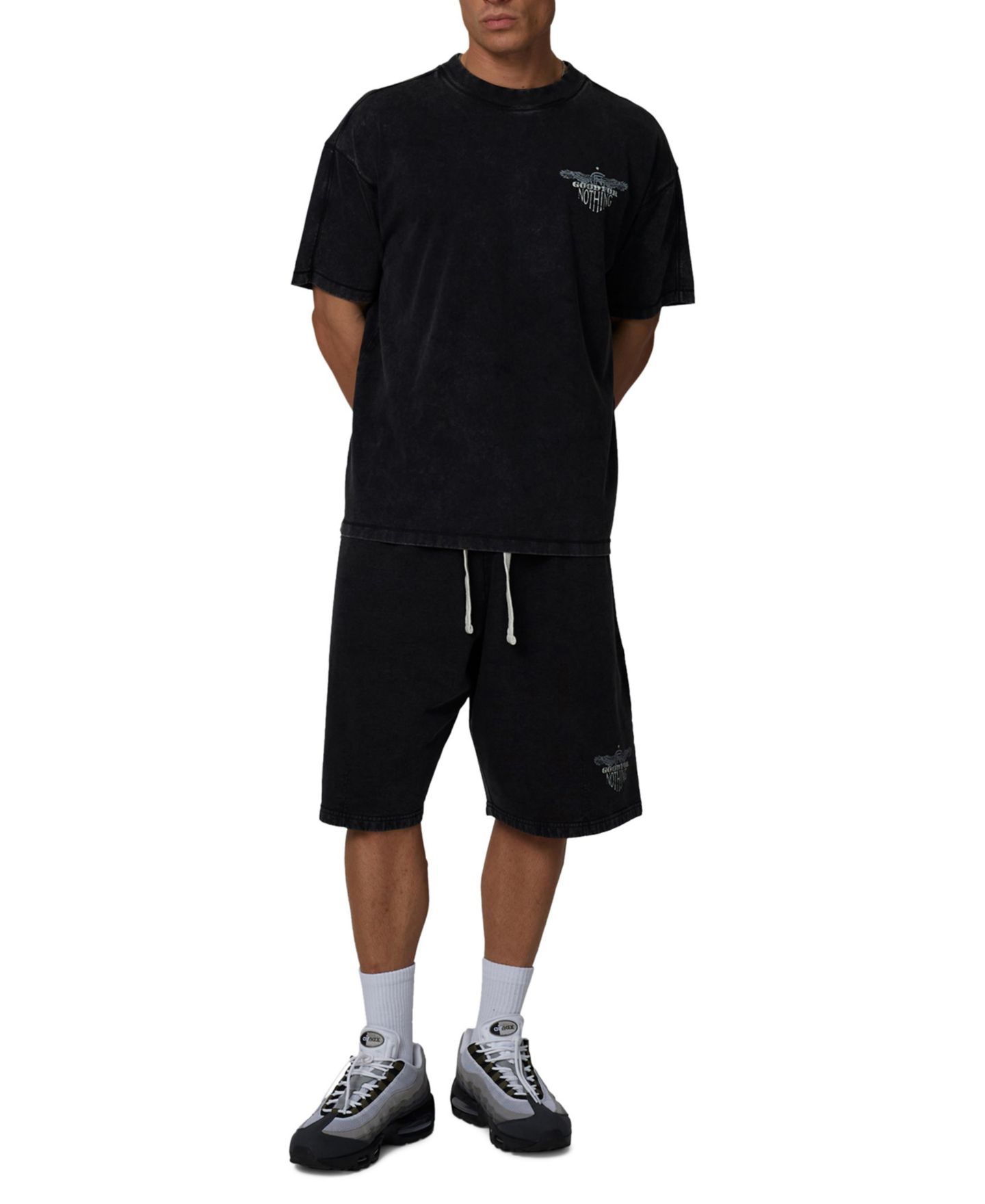 Мужская футболка Good For Nothing Oversized Fit Eagle, цвет: Чёрный — фото 5