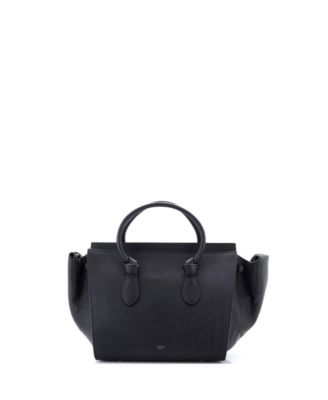 Small Tie Knot Tote Grainy Leather