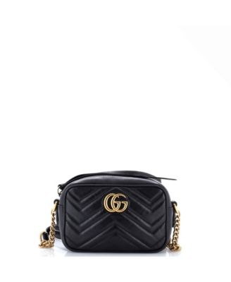 Mini GG Marmont Shoulder Bag Matelasse Leather