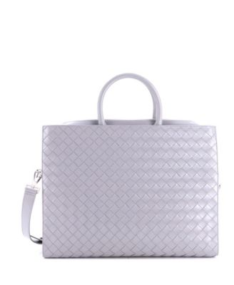Convertible Frame Briefcase Intrecciato Nappa