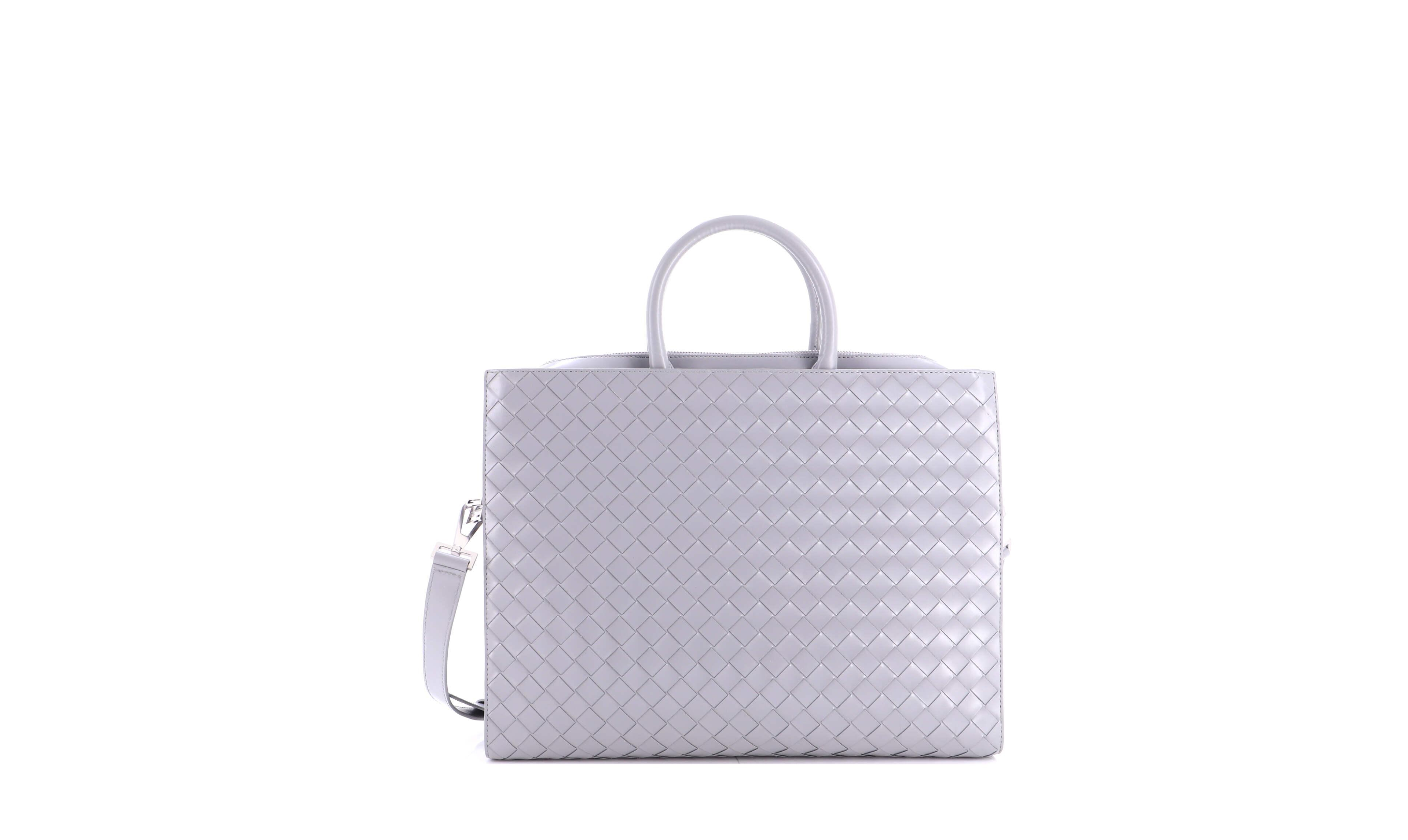 Pre-Owned Bottega Veneta Convertible Frame Briefcase Intrecciato Nappa