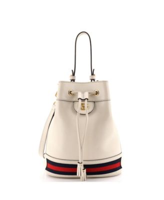 Small Ophidia Bucket Bag Leather