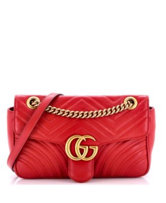 Medium GG Marmont Flap Bag Matelasse Leather