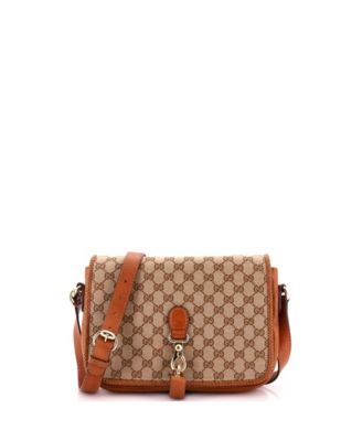 Medium Marrakech Messenger Bag GG Canvas with Leather