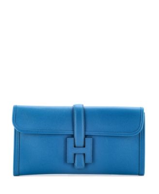 Pre-Owned Hermes 29 Jige Elan Clutch Epsom
