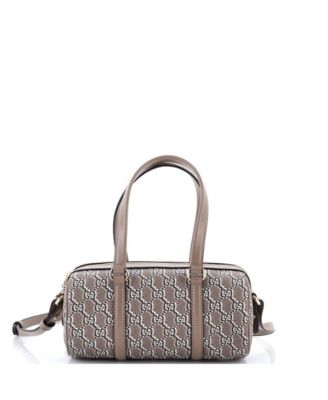Small Convertible Duffle Bag GG Shadow Coated Canvas
