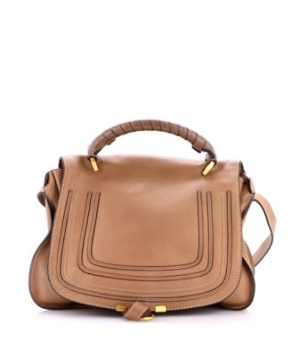 Medium Marcie Top Handle Bag Leather