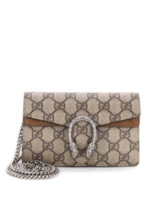 Super Mini Dionysus Bag GG Coated Canvas