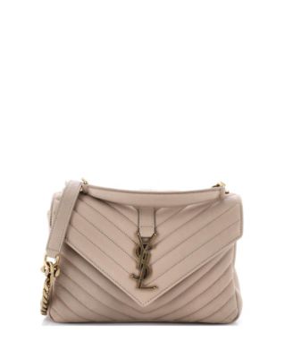 Medium Classic Monogram College Bag Quilted Leather