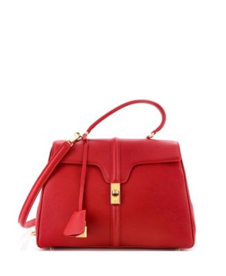 Medium 16 Top Handle Bag Grained Calfskin