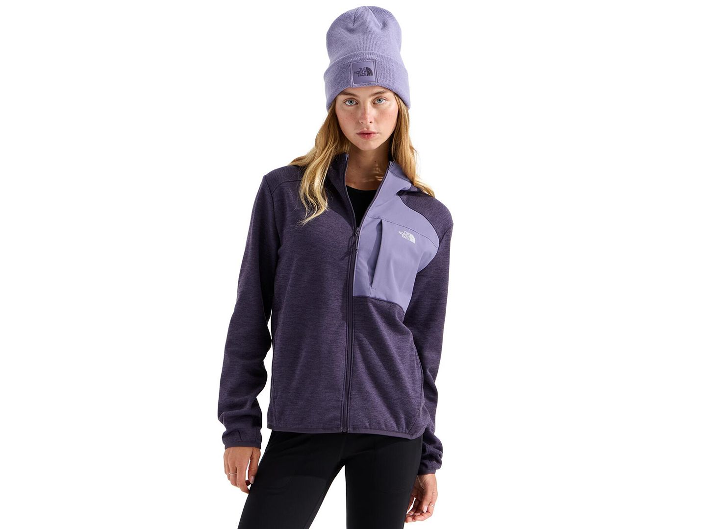 Женское худи The North Face Performance Fleece Full-Zip, цвет: Сумеречный — фото 1