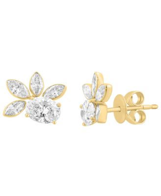 Lab-Grown Diamond Earrings (1-7/8 ct. t.w.) in 14k Yellow Gold