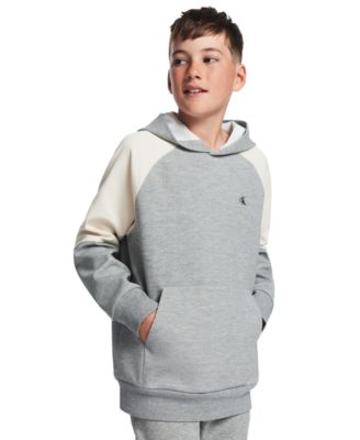 Big Boys Colorblock Raglan Fleece Hoodie