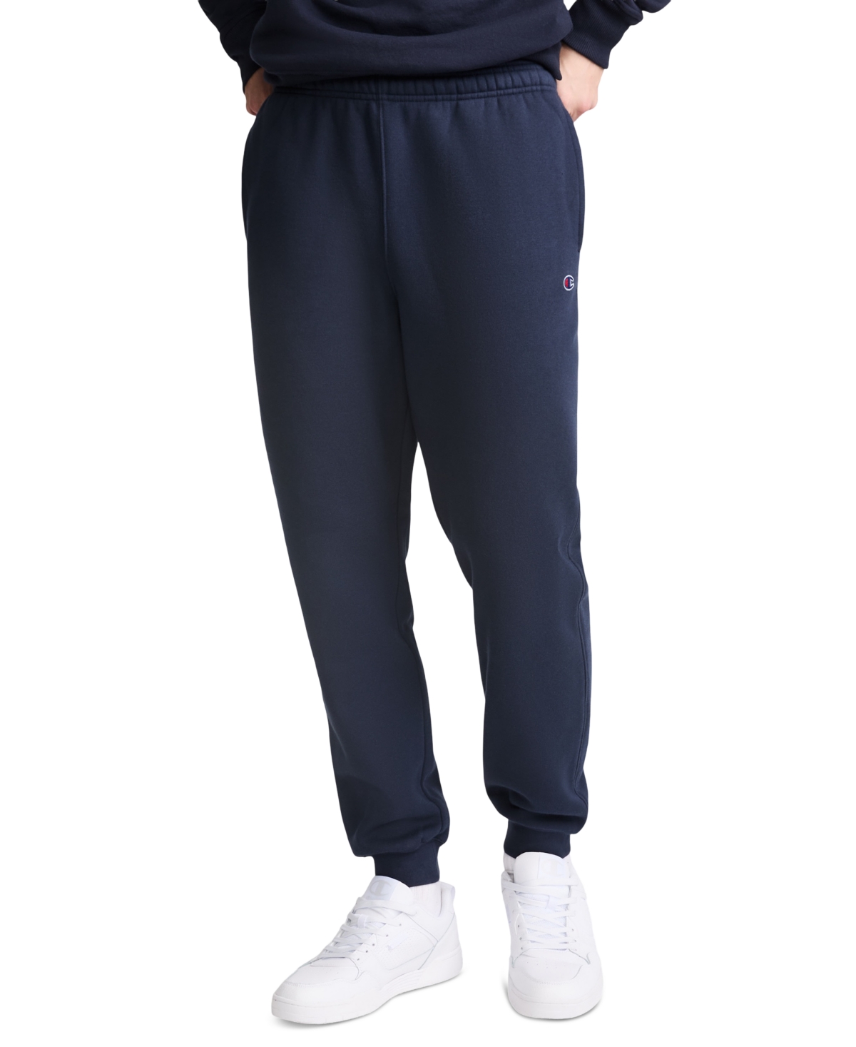 Champion Men's Midweight Regular-Fit Fleece Joggers Pants - Deep Navy