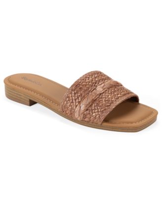 Women's Audreyy Square Toe Memory Foam Sandals