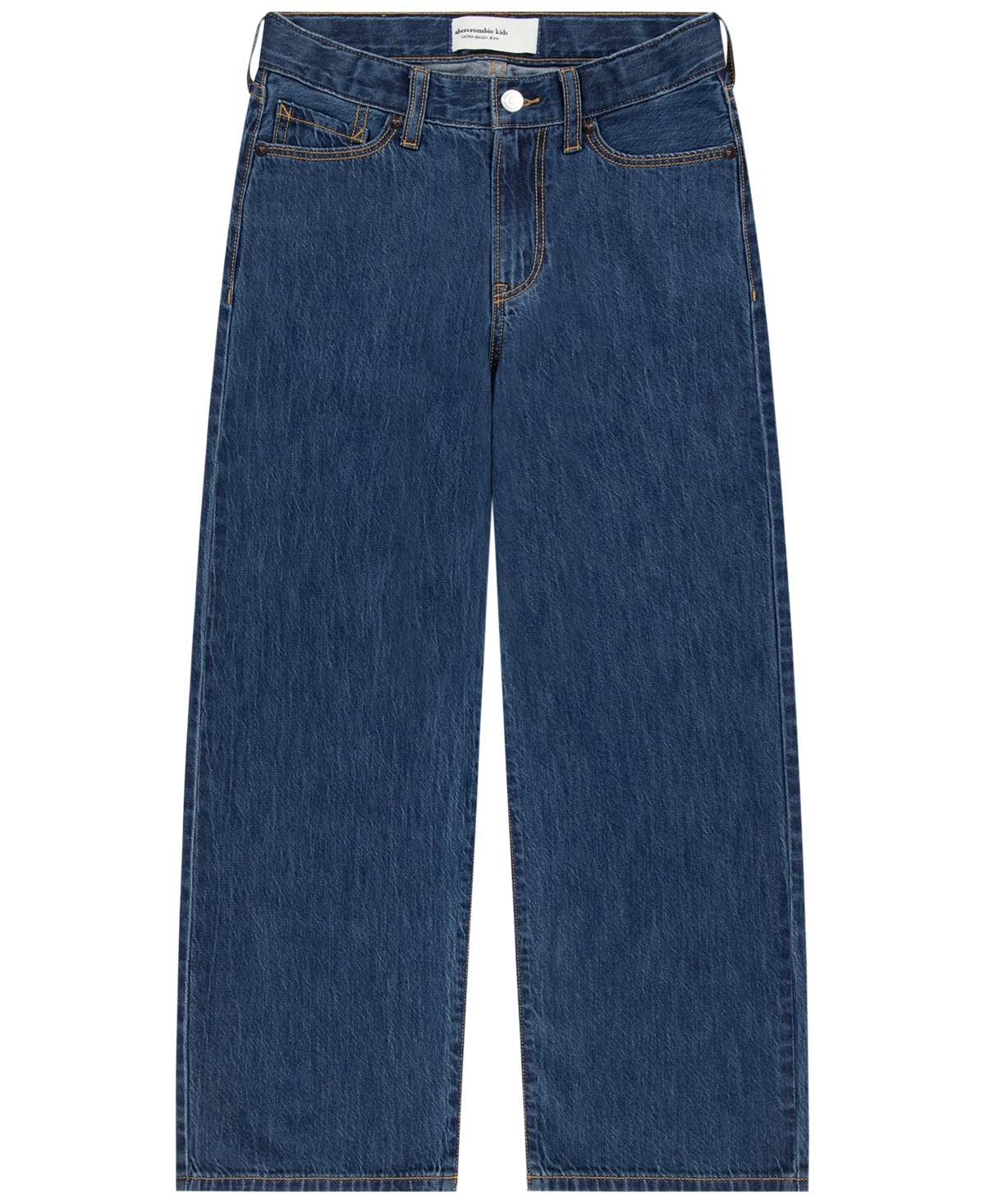 abercrombie kids Boys' and Girls' 5-14 Ultra Baggy Button Closure Jeans