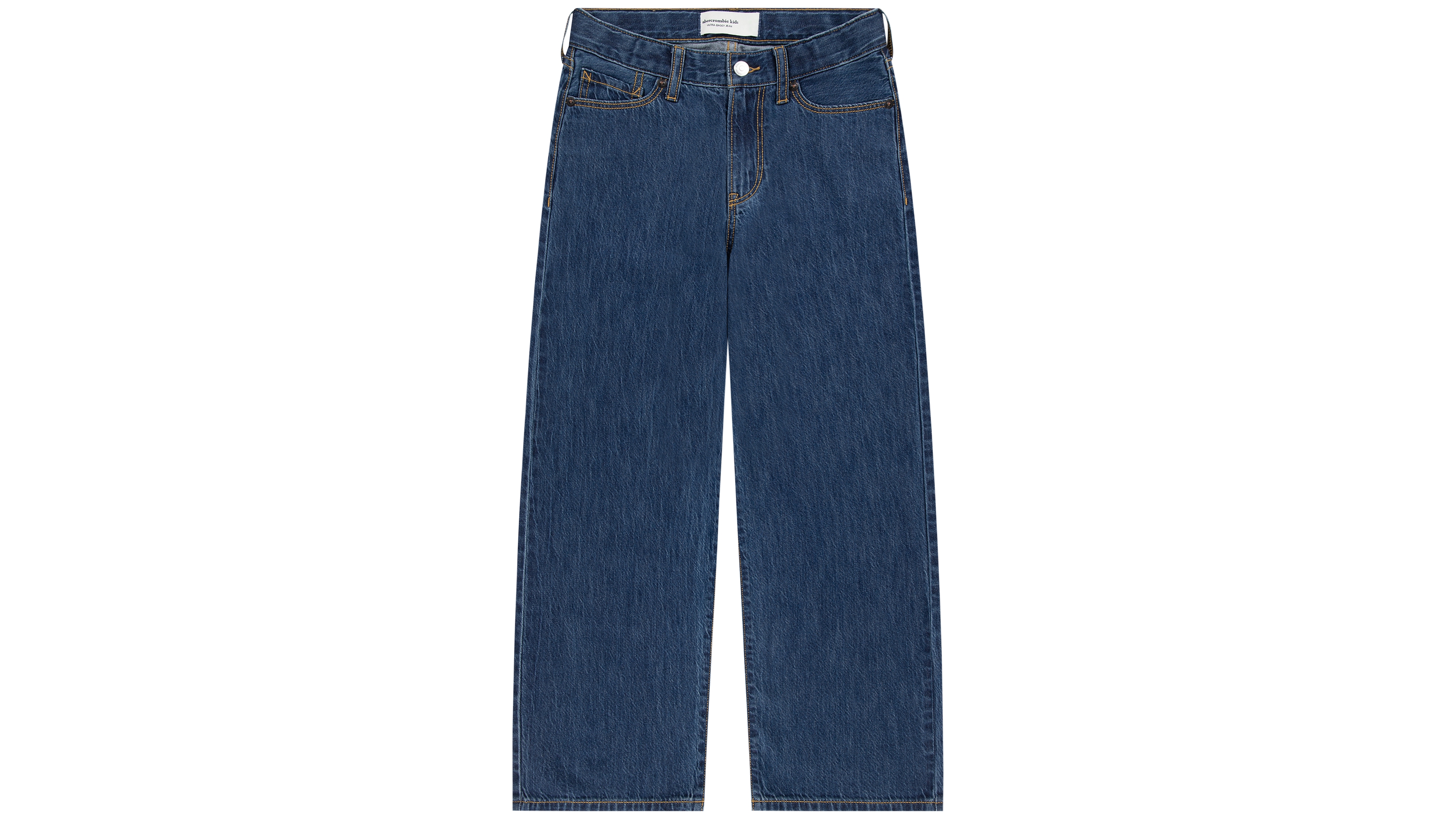 abercrombie kids Boys' and Girls' 5-14 Ultra Baggy Button Closure Jeans