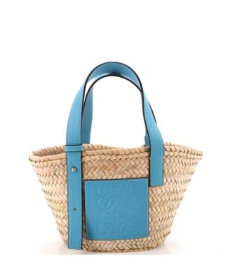 Small Basket Tote Raffia