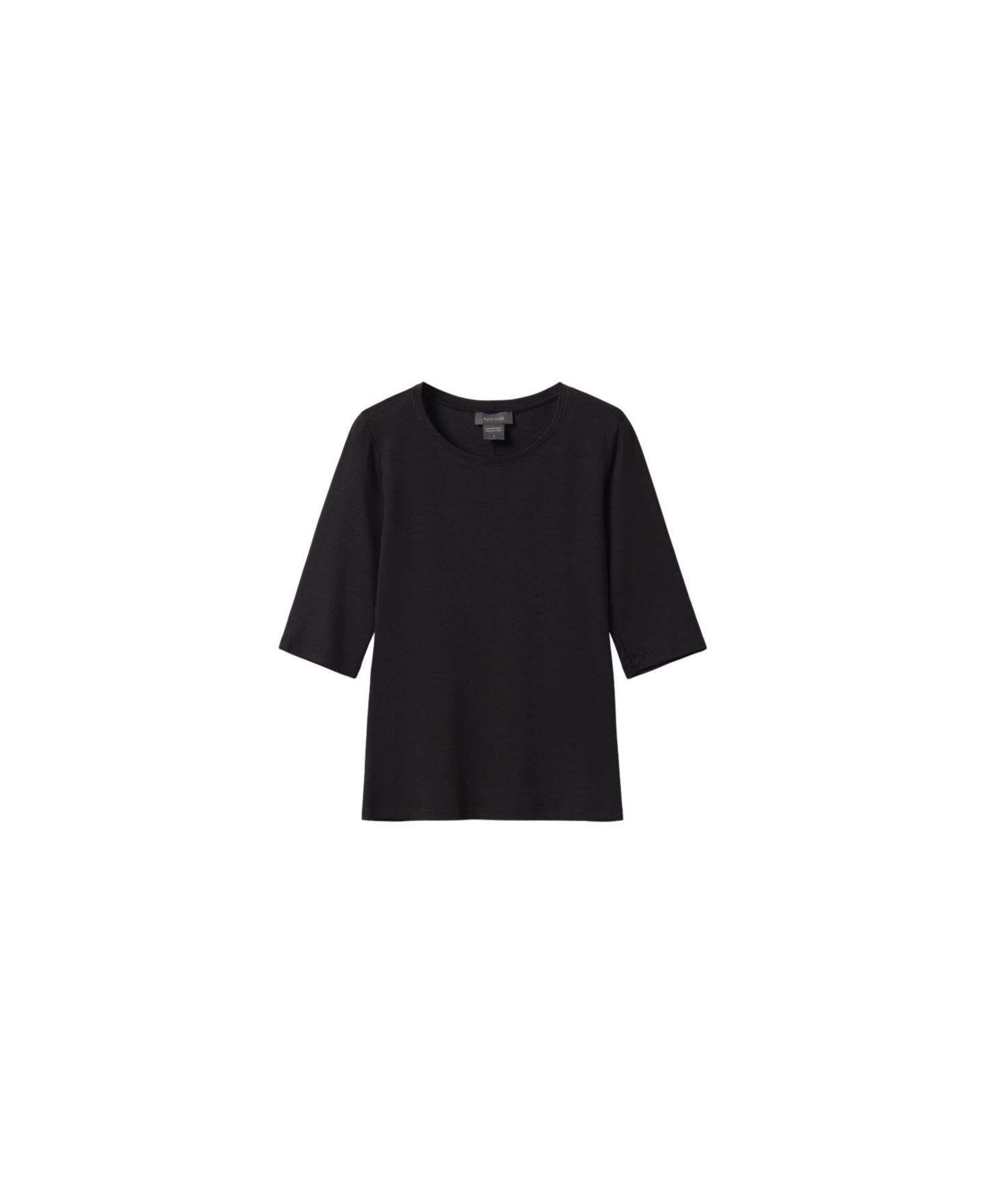 Женская футболка Residus Caline Jersey 3/4-Sleeve Fitted, цвет: Чёрный — фото 4