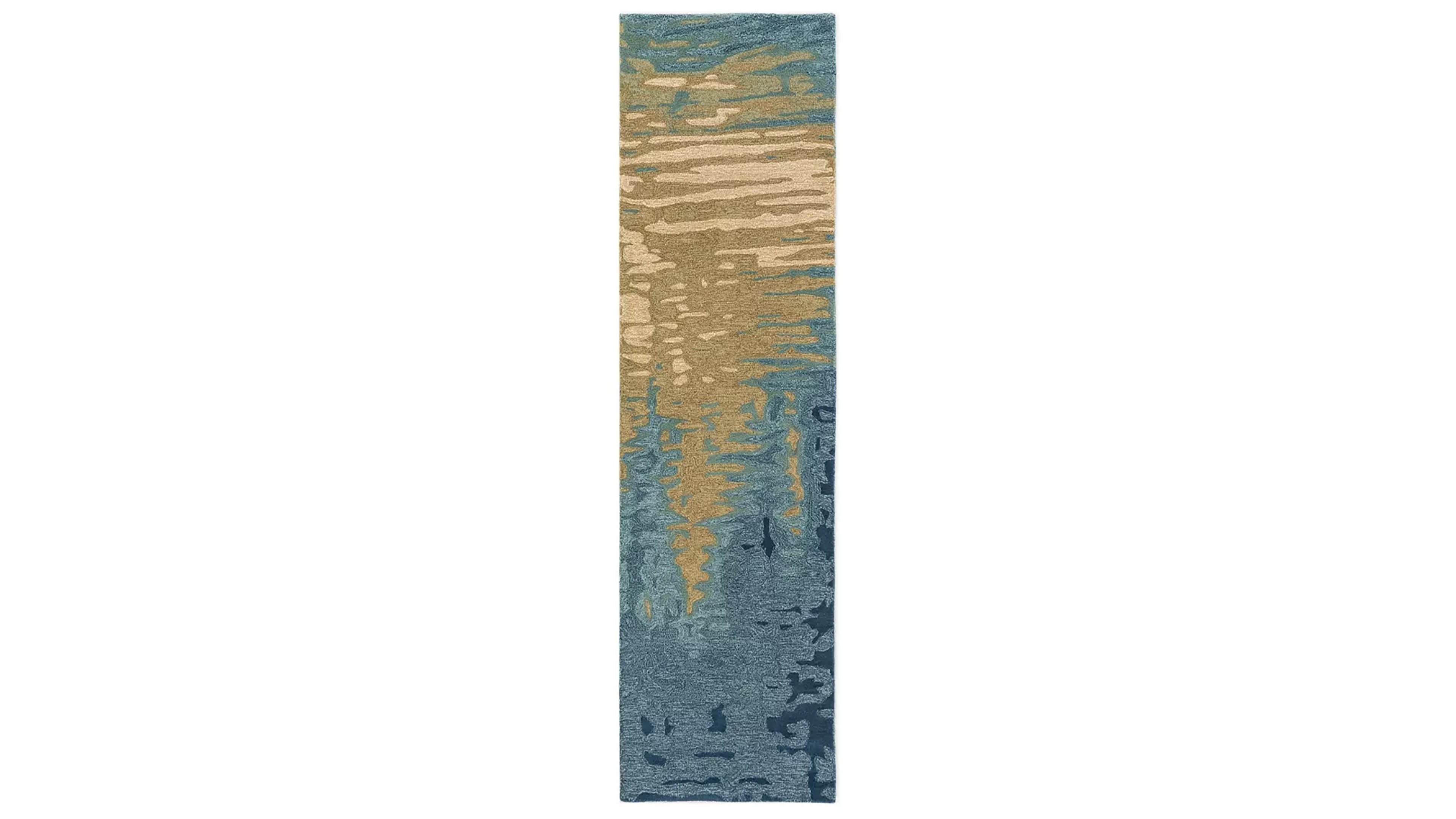 Liora Manne' Corsica 9143 Reflection Ocean 2' x 7'6" Runner Area Rug