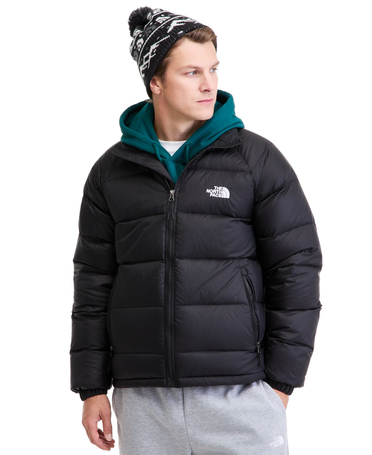 Мужская куртка The North Face Hydrenalite Down Full-Zip Puffer, цвет: Чёрный — фото 7
