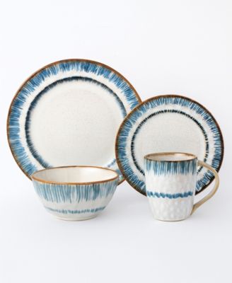 Stoneware Swirl, Set of 16