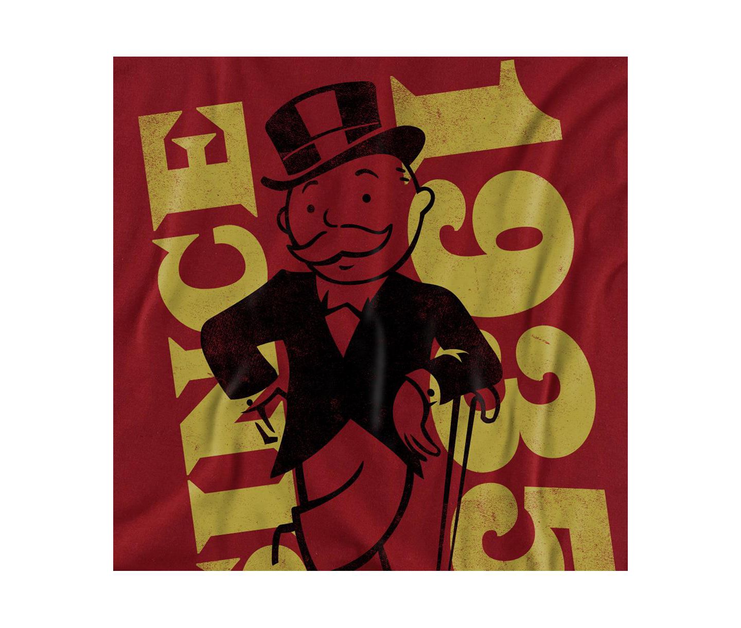 Мужская футболка Hasbro+ Monopoly Since 1935, цвет: Красный — фото 3