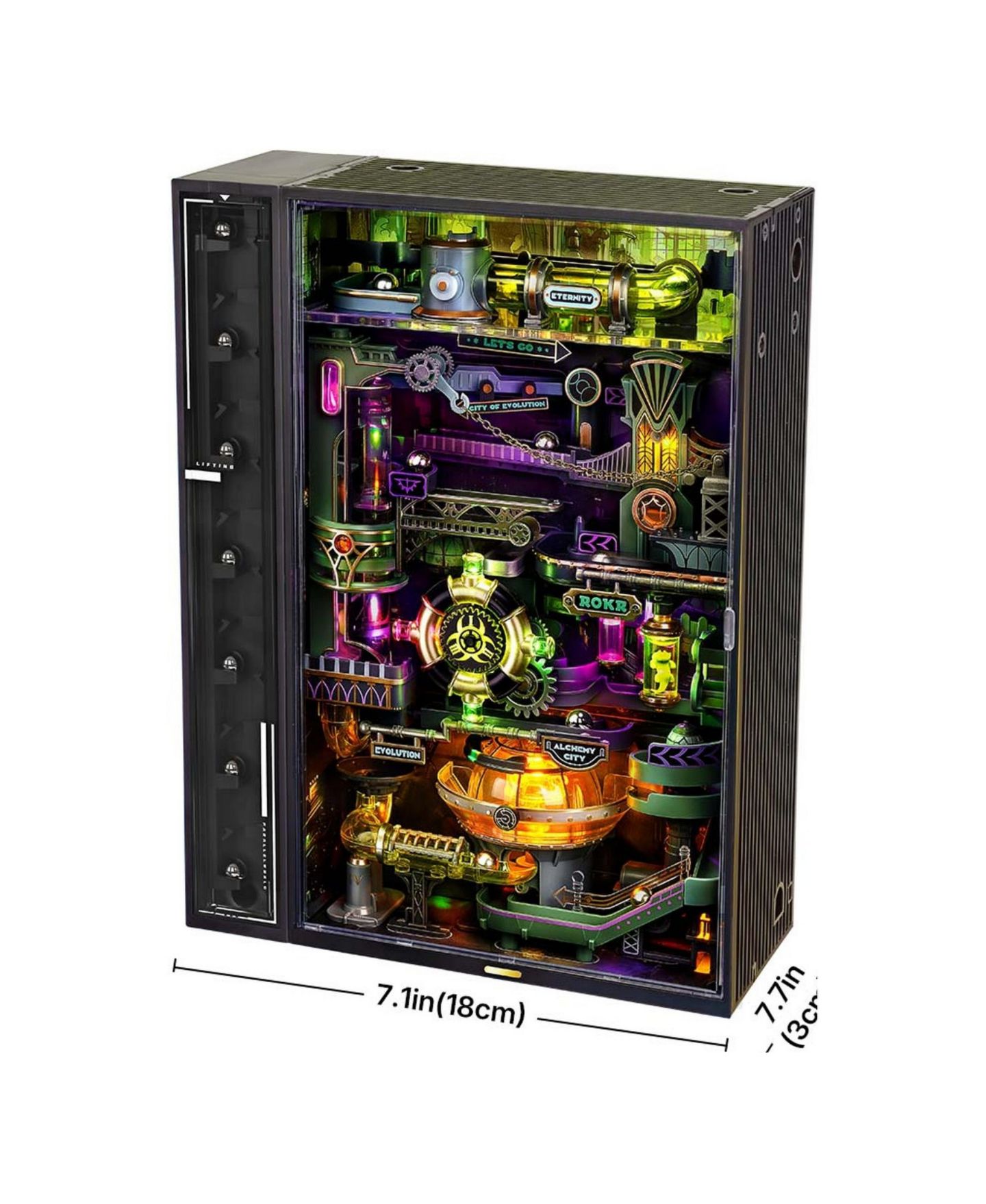 Детский конструктор Robotime Parallel World Alchemy City Electric 3D Puzzle Building Set, Ages 14+ — фото 2