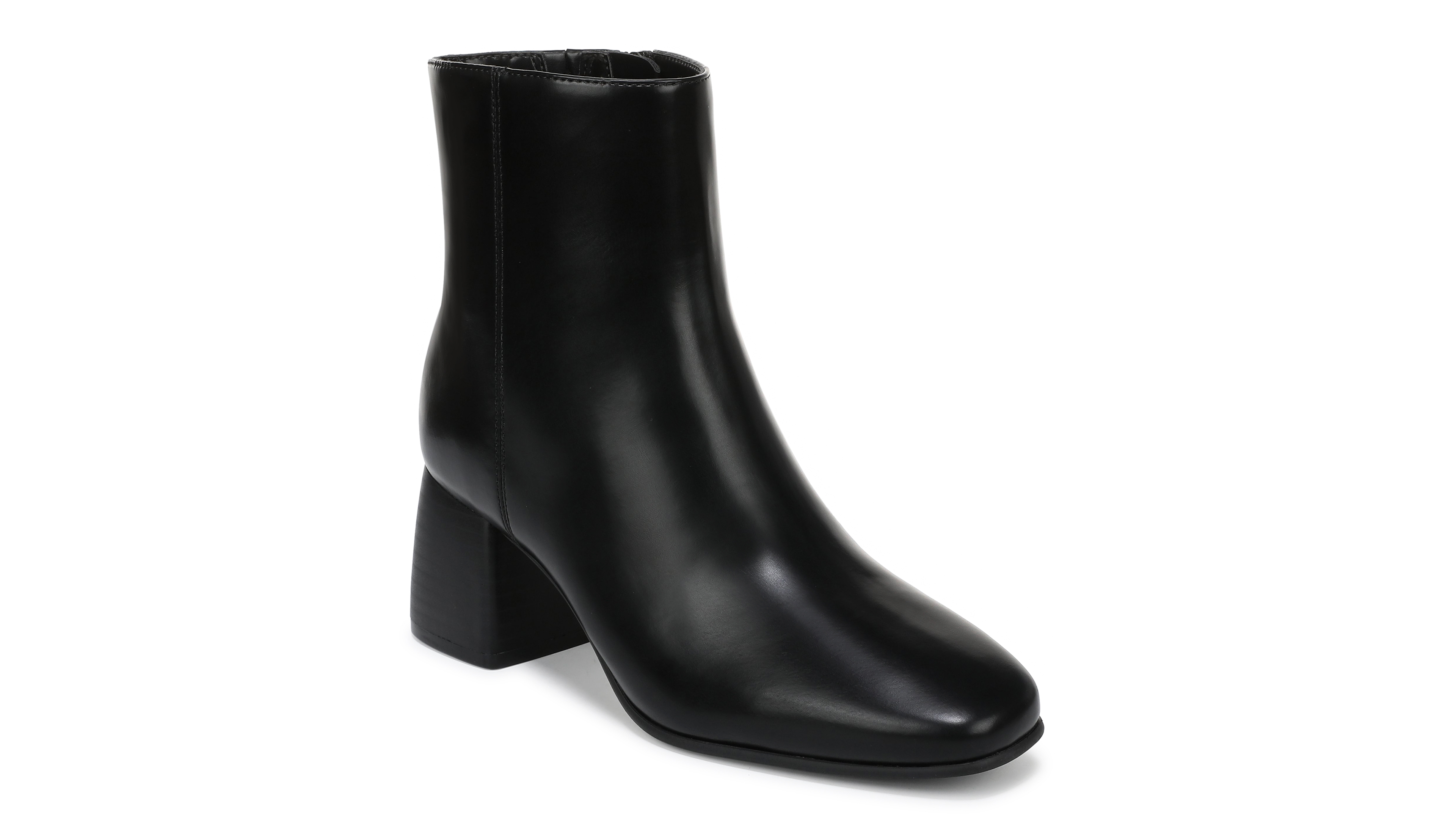 Style & Co Women's Pollyy Faux Leather Block Heel Booties, Macy's Exclusive