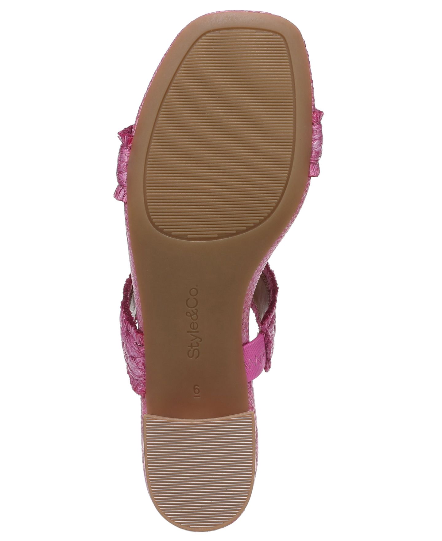 Женские сандалии Style & Co Vickyy Square Toe Block Heel, цвет: Deep Fuschia — фото 5