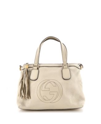 Soho Convertible Soft Top Handle Bag Leather