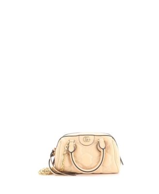 Mini Ophidia Convertible Boston Top Handle Bag GG Matelasse Leather