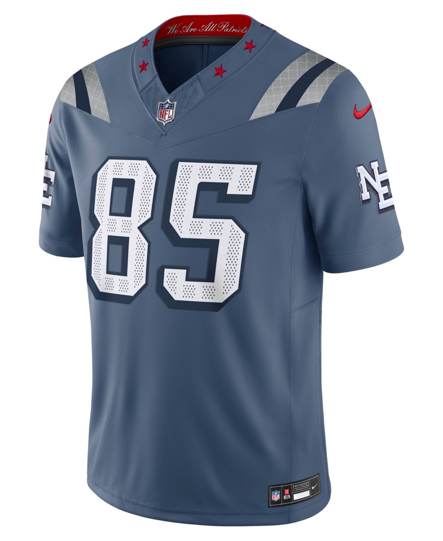 Мужской топ Nike Hunter Henry Blue New England Patriots Rivalries Collection Stitched Limited Jersey — фото 2