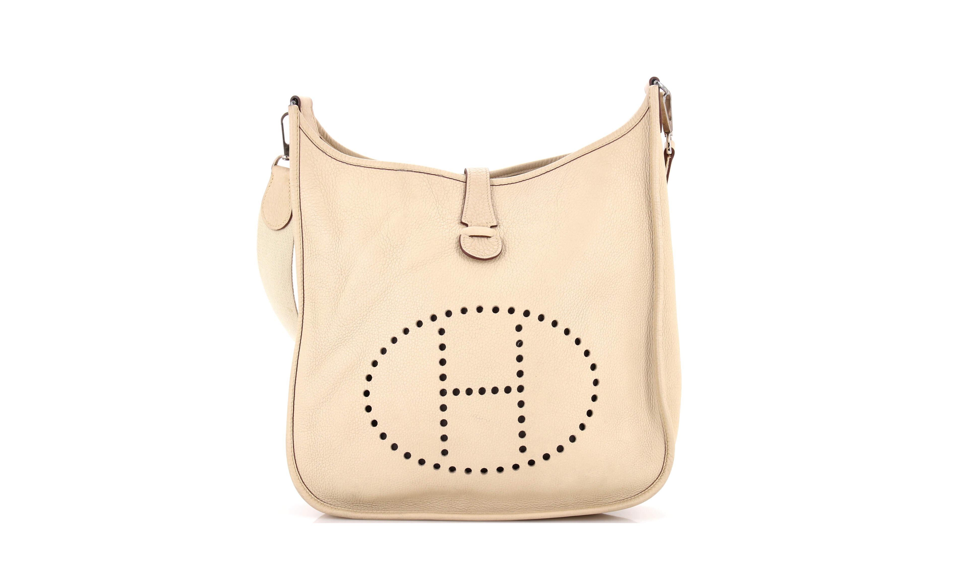 Pre-Owned Hermes Gm Evelyne Bag Gen I Clemence