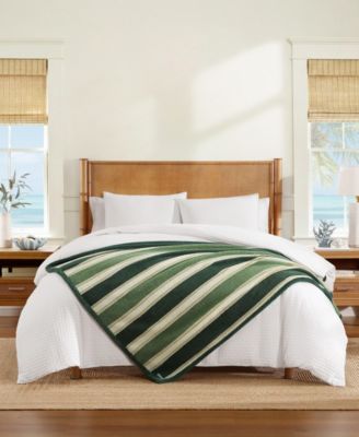 Hanalei Stripe Baby Sherpa Throw, 70" x 50"