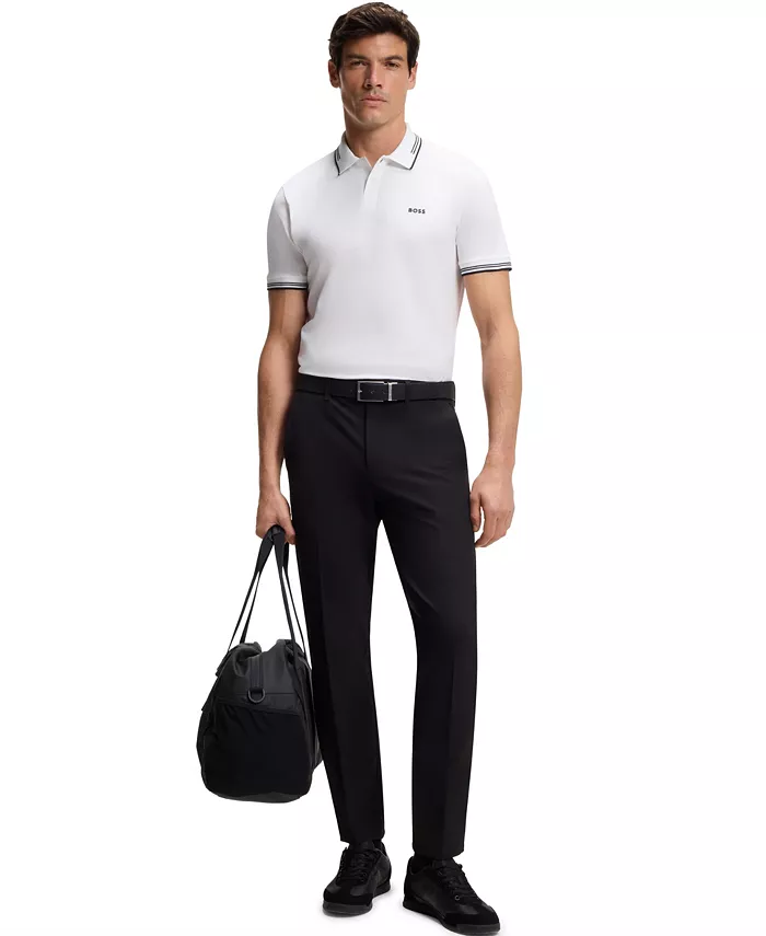 Men's Stretch-Cotton Slim-Fit Paul Polo Shirt - thumbnail 4