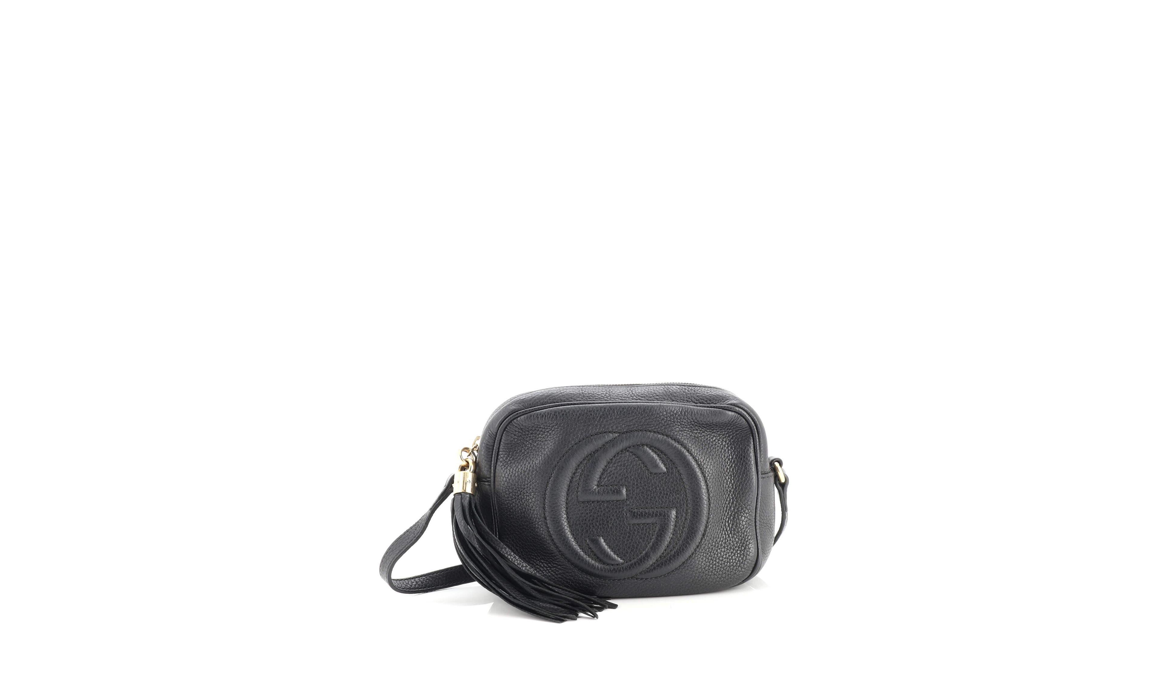 Pre-Owned Gucci Small Soho Disco Leather Crossbody Bag