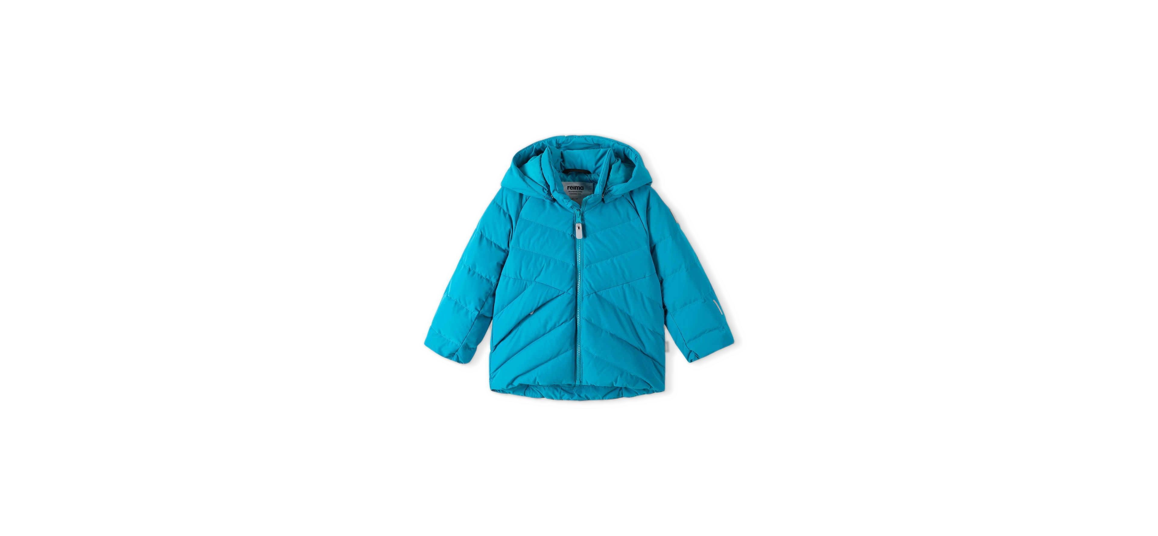 Reima Toddler Boys' and Girls' 2T-5T Kupponen Waterproof Down Hooded Jacket