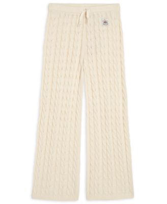 Girls' 7-16 Sweater Knit Wide-Leg Pants