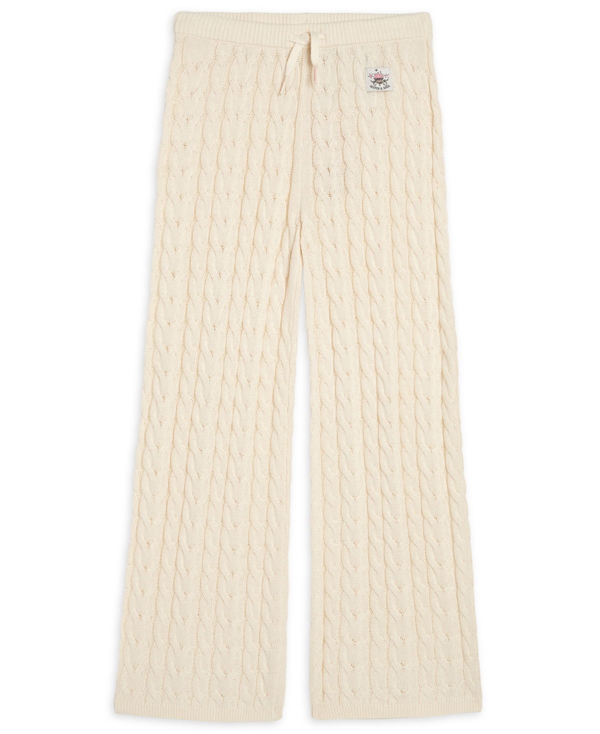 Scotch & Soda Girls' 7-16 Sweater Knit Wide-Leg Pants