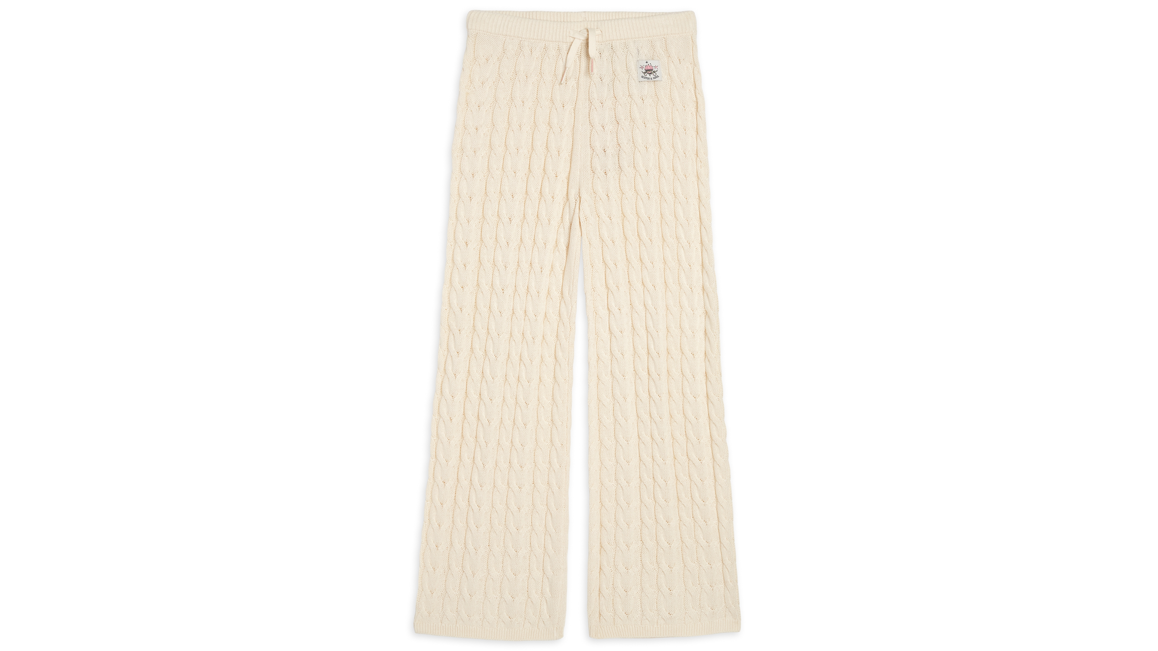 Scotch & Soda Girls' 7-16 Sweater Knit Wide-Leg Pants