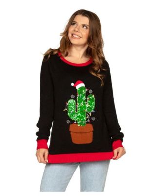 Women's Ugly Christmas Light Up Sweater