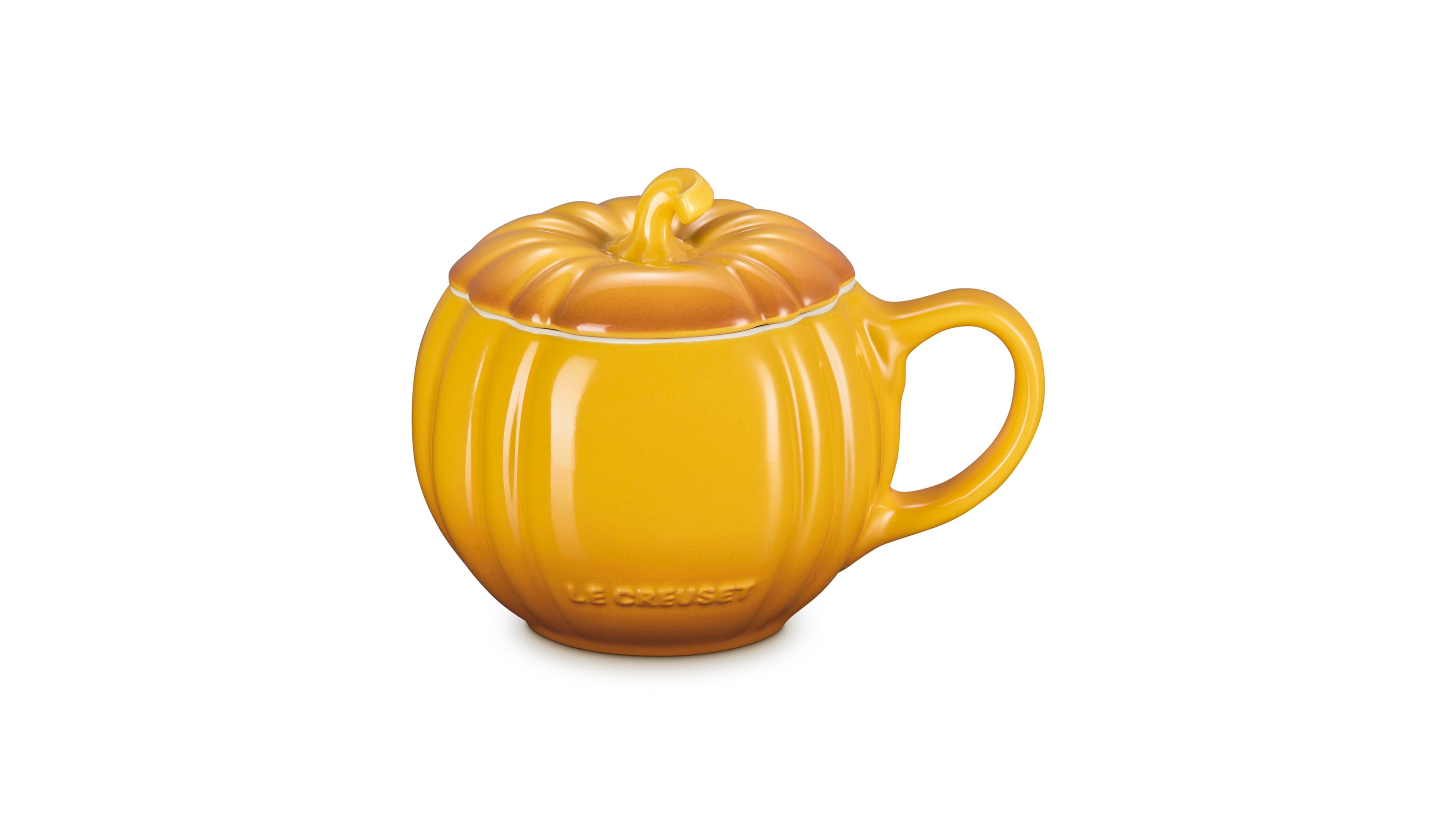 Le Creuset Pumpkin Covered Mug, 14 oz.