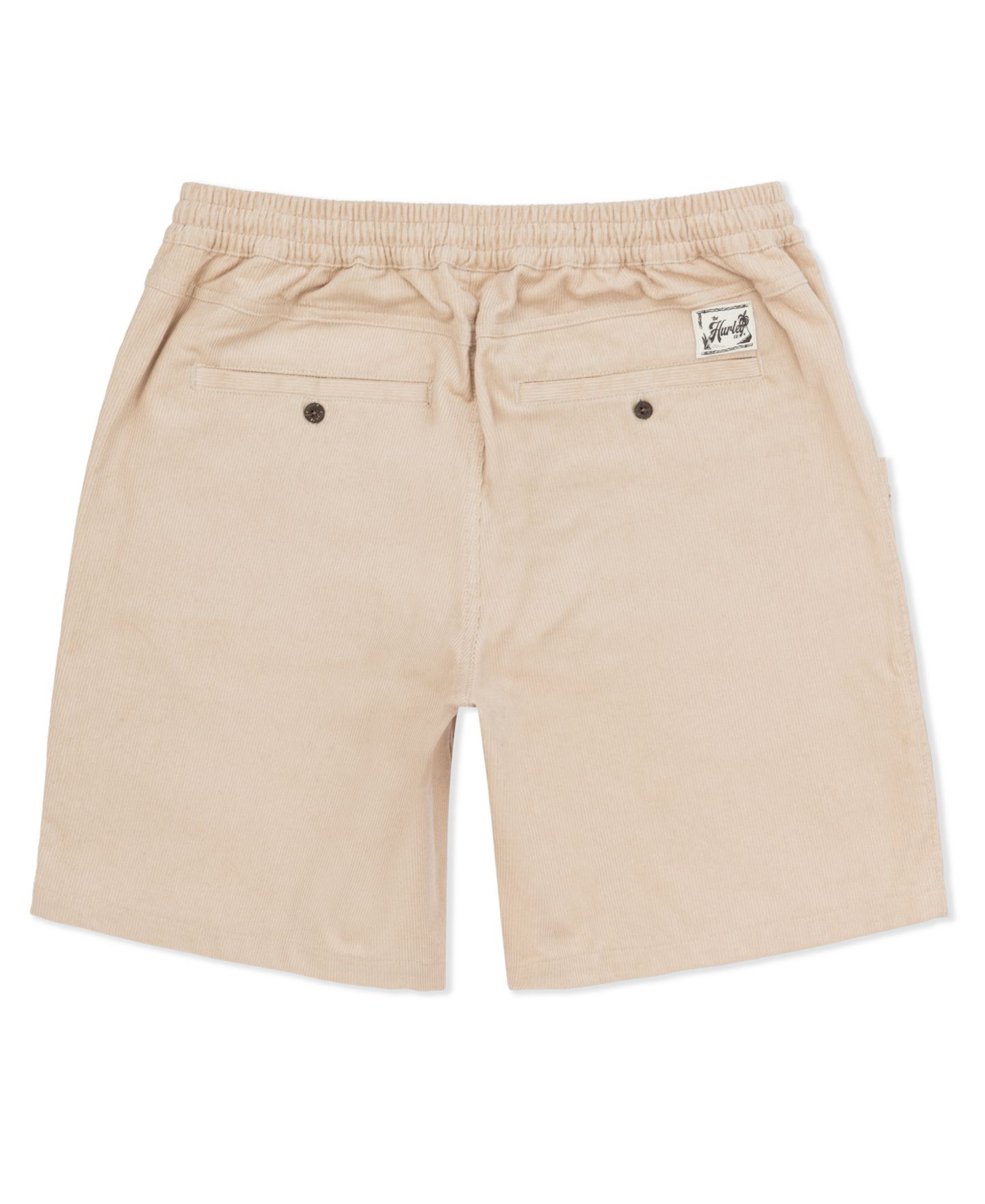 Мужские шорты Hurley Baja Cord Volley Elastic Waistband Shorts, 8" Inseam, цвет: Ореховый — фото 6