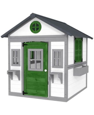 Outdoor Wood Playhouse, Ages 3-8